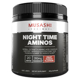 Night Time Aminos Fruit Punch 300g Front of Packaging